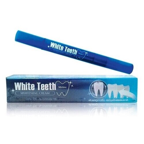 Mistine White Teeth Whitening Cream Набор для отбеливания зубов 2,3 мл