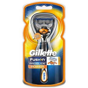 Многоразовый бритвенный станок Gillette Fusion5 ProGlide Power, черный, 1 шт.