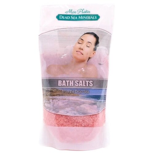 Mon Platin Натуральная соль Мертвого моря с ароматическими маслами красная, 500 г