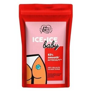 MonoLove bio Лимфодренажный холодный кофе скраб ICE-ICE BABY 200 гр