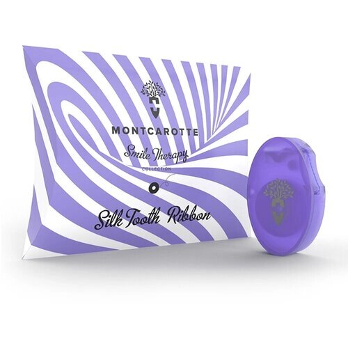 Montcarotte зубная нить Silk Tooth Ribbon, violet