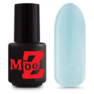 Mooz Гель-лак Gel Polish, 3.5 мл, 03 Бирюзово-серый с голографическим шиммером