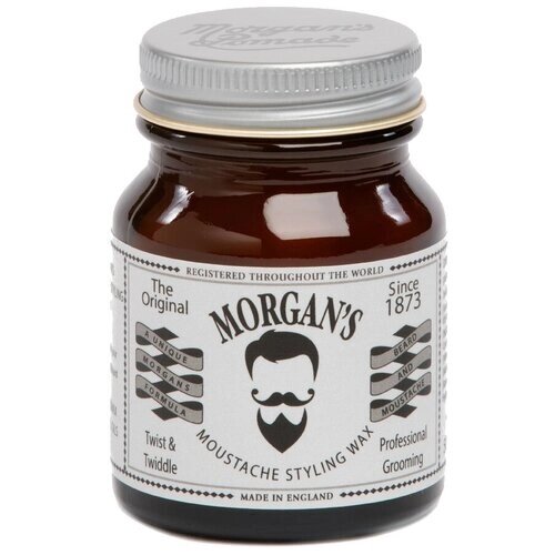 Morgan's Воск для усов Twist & Twiddle Moustache Wax, 50 мл