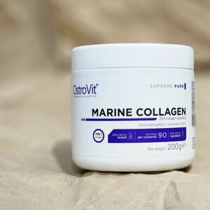 Морской рыбный пептидный коллаген OstroVit Supreme Pure Marine Collagen (200 г)