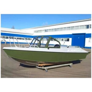 Моторная лодка NEMAN-550DC PRO/ Алюминиевый катер NEMAN-550DC PRO/ лодки Wyatboat