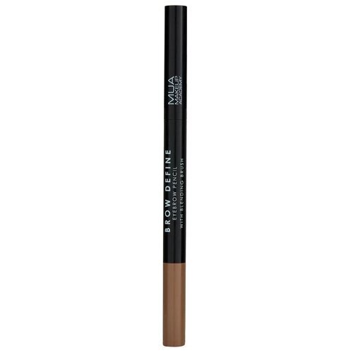 MUA Brow define eyebrow pencil with blending brush, оттенок light brown