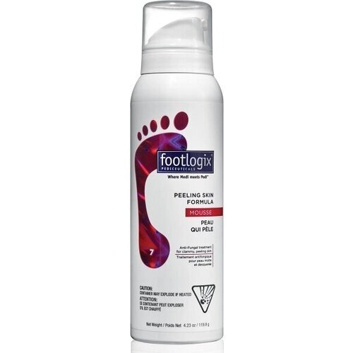 Мусс-крем для ног peeling SKIN formula footlogix 7
