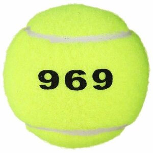 Мяч для большого тенниса ONLYTOP № 969, тренировочный, цвета микс (комплект из 7 шт)