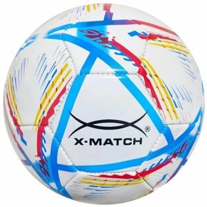 Мяч футбольный 1 слой PVC, 1.6 мм. 280-300 г. PVC, размер 5. X-Match 57101
