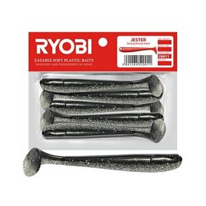 Мягкая силиконовая приманка риппер Ryobi JESTER (51mm), CN011 (christmas toy) упк. 8 шт.)