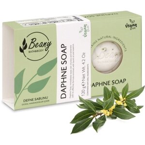 Мыло Beany твердое натуральное турецкое "Daphne Extract Soap" лавровое