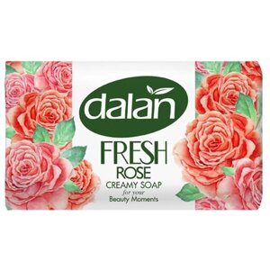 Мыло-крем туалетное твердое "Dalan Fresh" 100г, "Роза"Турция)