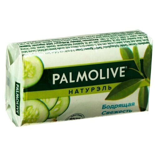 Мыло Palmolive Натурэль «Бодрящая свежесть», с экстрактами зелёного чая и огурца, 90 г