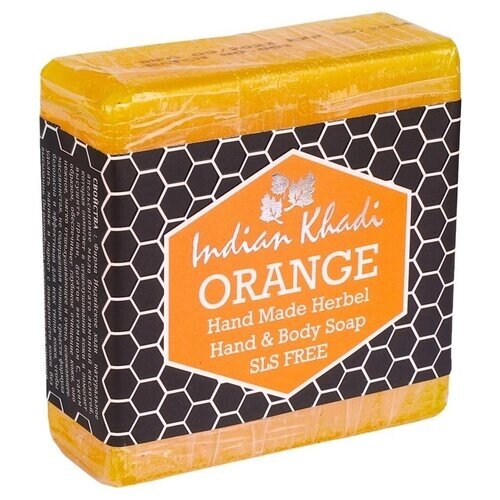 Мыло ручной работы Апельсин Orange SLS Free Indian Khadi 100 г