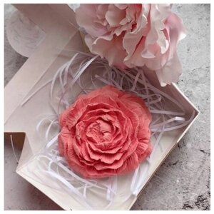 Мыло ручной работы "Красная роза"подарок на день рождение / цветы из мыла, подарок на 8 марта, набор 8 марта