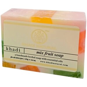 Мыло ручной работы с фруктовыми экстрактами (handmade soap) Khadi Natural | Кади Нейчерал 125г