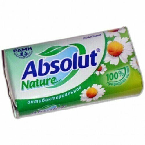 Мыло туалетное антибактериальное Absolut 6062 Ромашка, 90 гр