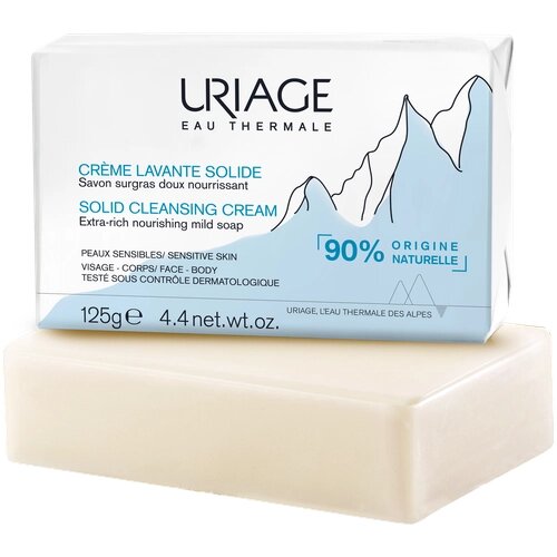 Мыло Uriage Solid Cleansing Cream Soap, 125 г