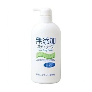 Мыло жидкое для тела Nihon натуральное без добавок для всей семьи, 550 мл