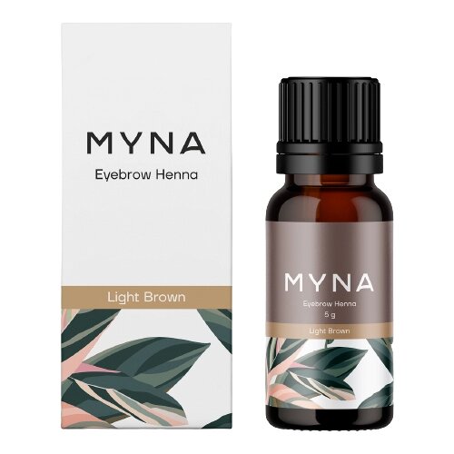 MYNA Хна для бровей 5г, light brown, 5 г