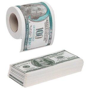 Набор "Америка"Туалетная бумага + Салфетки "100 долларов"