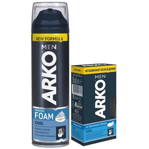 Набор Arko Men Охлаждающий (пена для бритья + крем после бритья) без упаковки