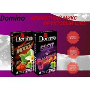 Набор ароматизированных презервативов Domino 12шт