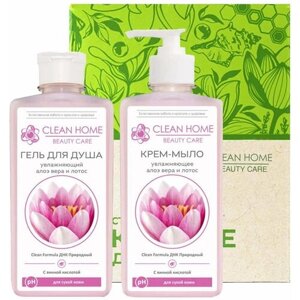 Набор CLEAN HOME BEAUTY CARE Увлажняющий (гель для душа, крем-мыло) 4606531206889