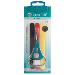 Набор маникюрных инструментов Zinger Sis-216-3 S (B118 S SH+пилки MEL 3шт)