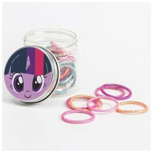 Набор резинок для волос в банке Искорка, My Little Pony, 1 набор