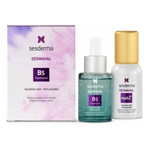 Набор Sesderma Набор Sesmahal B5 Panthenol для чувствительной кожи, Набор: сыворотка, 30 мл + спрей-мист, 30 мл