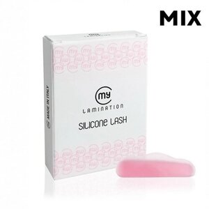 Набор силиконовых бигудей для завивки ресниц My Lamination (Silicone Lash PINK (MIX)