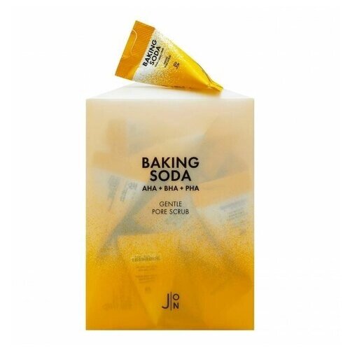 Набор скрабов для лица, очищающих поры, J: ON Baking Soda Gentle Pore, 5 г, 20 шт