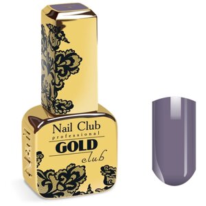Nail Club professional Эмалевый гель-лак для ногтей с липким слоем GOLD CLUB 33 Glamour, 13 мл.