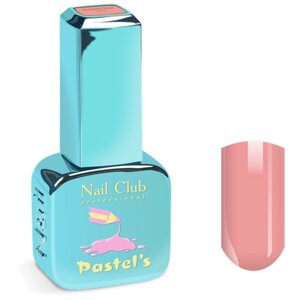 Nail Club professional Эмалевый гель-лак для ногтей с липким слоем PASTEL'S 1007 Romantic Rose, 13 мл.