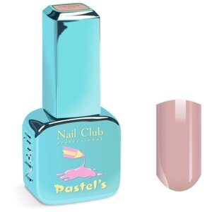 Nail Club professional Эмалевый гель-лак для ногтей с липким слоем PASTEL'S 1017 Cool Natural, 13 мл.