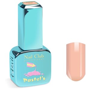 Nail Club professional Эмалевый гель-лак для ногтей с липким слоем PASTEL'S 1018 Apricot, 13 мл.