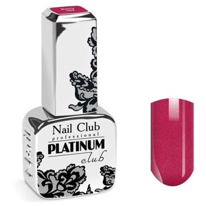 Nail Club professional Эмалевый гель-лак для ногтей с липким слоем PLATINUM CLUB 103 Berry, 13 мл.