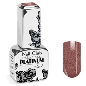 Nail Club professional Эмалевый гель-лак для ногтей с липким слоем PLATINUM CLUB 112 Magic, 13 мл.