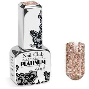 Nail Club professional Эмалевый гель-лак для ногтей с липким слоем PLATINUM CLUB 126 Essence, 13 мл.