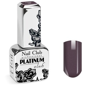 Nail Club professional Эмалевый гель-лак для ногтей с липким слоем PLATINUM CLUB 157 Fazan, 13 мл.