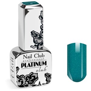 Nail Club professional Эмалевый гель-лак для ногтей с липким слоем PLATINUM CLUB 168 Glitter Cosmos, 13 мл.