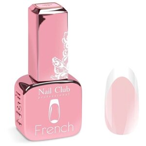 Nail Club professional Гелевый лак для французского маникюра F07 Light Rose 13 мл.