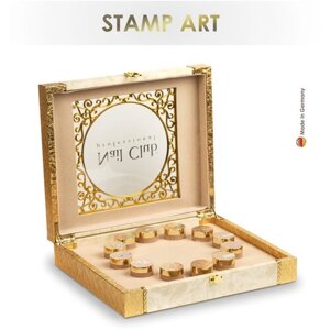 Nail Club professional Подарочный набор маникюрных гель-красок для стемпинга STAMP ART, 13 шт. по 5 мл.