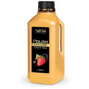 Nail Club professional Жидкость для снятия гель-лака с ногтей Polish Remover Fruit Mix 1000 мл.