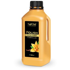 Nail Club professional Жидкость для снятия гель-лака с ногтей Polish Remover Vanilla 1000 мл.