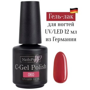 NailsProfi, Гель лак для ногтей, маникюра, педикюра, C-Gel Polish 060 - 12 мл