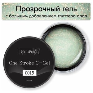 NailsProfi краска гелевая One Stroke C-Gel, 15 г