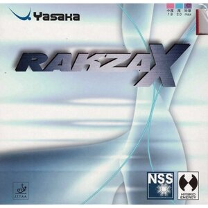 Накладка для настольного тенниса Yasaka Rakza X, Red, 2.0