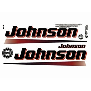 Наклейка для лодочного мотора Johnson 8BRP